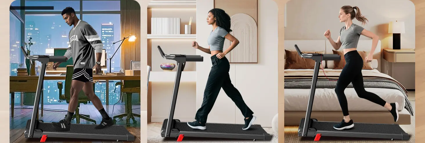 FutureGlide 3 in 1 Foldable Treadmills for Home
